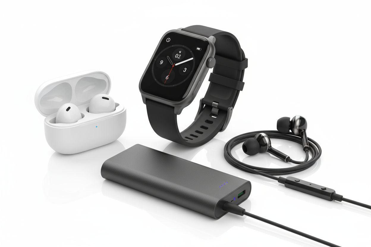 make image watch earbuds power bank handfree