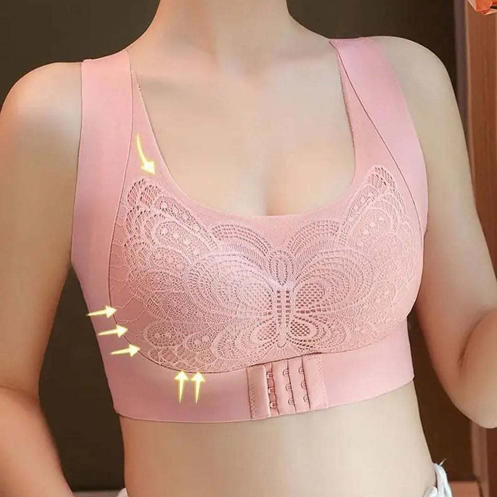 Butterfly Front Closure Posture Correcting Bra