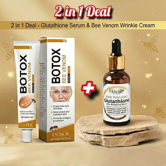 Botox Bee Venom Cream + Haya Glutathione Serum 2in1 Deal