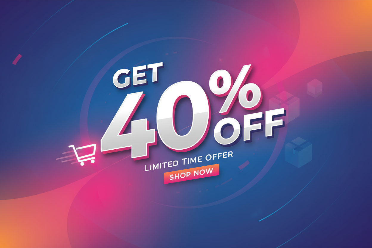make image GET 40% off 